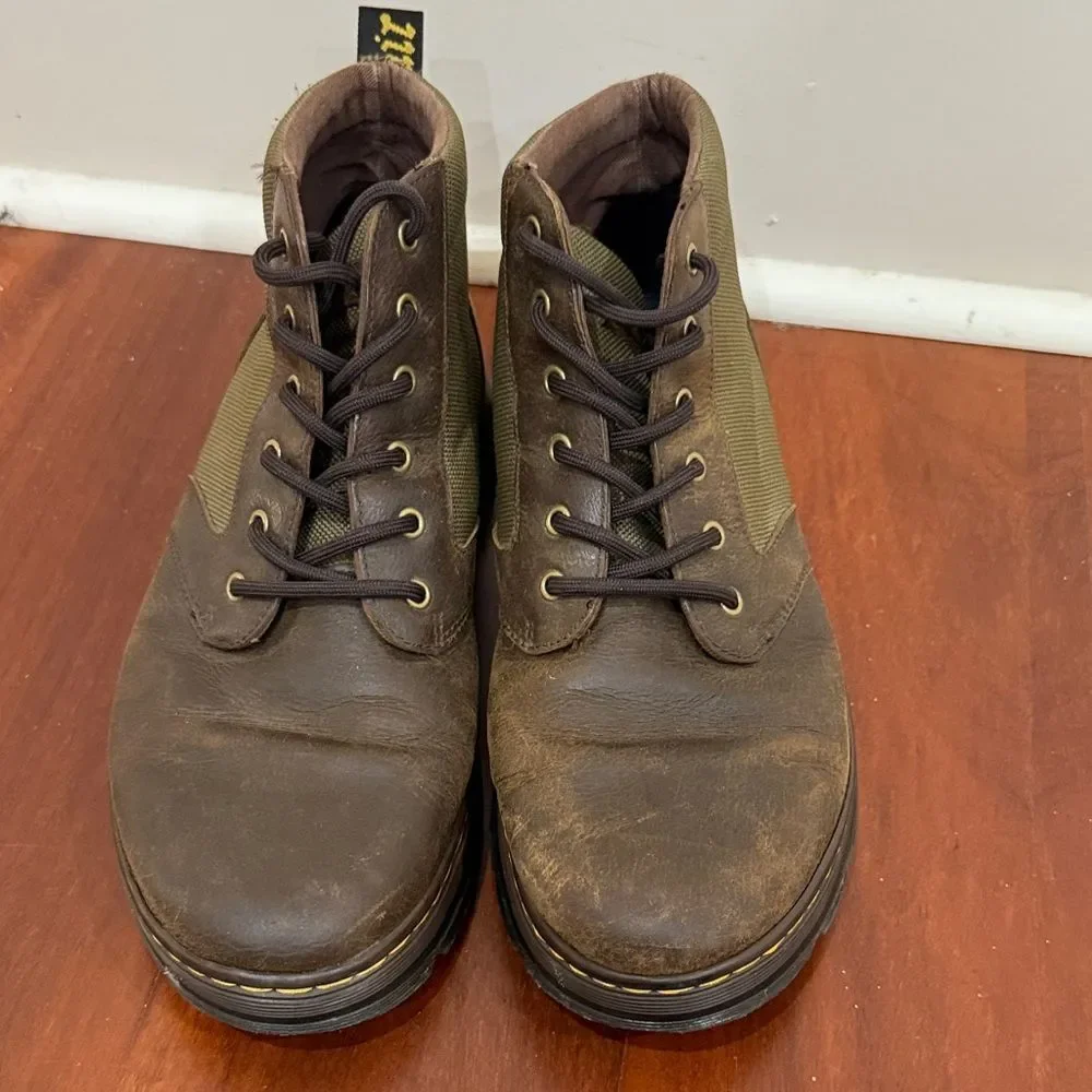Dr. Martens Bonny II Chukka Men's Boots in Brown and Olive Size 10